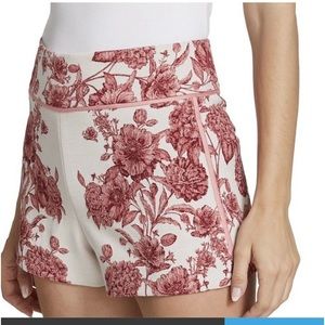 Alice & Olivia Donald Floral Jacquard Shorts size 8